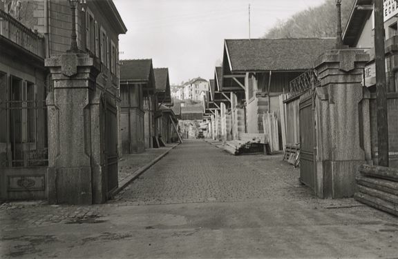 Anonyme, Vue sur les abattoirs de la Borde, 1948, Musée Historique Lausanne.
